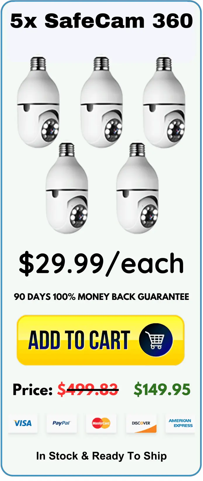SafeCam 360 package price 